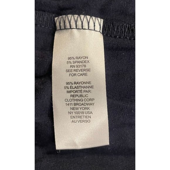 Tahari Navy Blue Sleeveless Maxi Dress With Front Knot Detail Size Medium - Picture 10 of 10